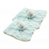 Doudou plat koala bleu Zen SYSTEME U lot de 2