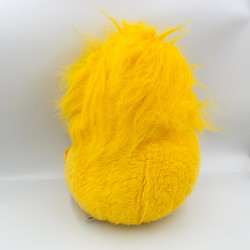 Ancienne peluche oiseau jaune arc en ciel AJENA