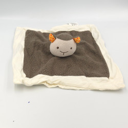 Doudou plat mouton marron...