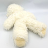 Ancienne peluche ours blanc écru beige CDJ