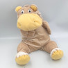 Ancienne peluche range pyjama lapin blanc écru LA MAISON DE NICOLAS ET CLEMENTINE