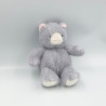 Doudou chat gris blanc GIPSY