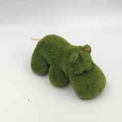 Peluche hippopotame vert