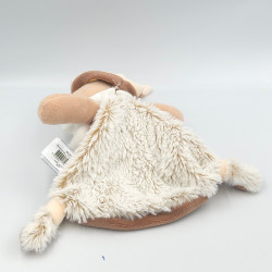 Doudou plat luminescent ours beige marron Lumilunes BABY NAT