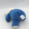 Doudou ours bleu blanc CHOCOLATINE