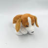Doudou chien blanc marron GIPSY