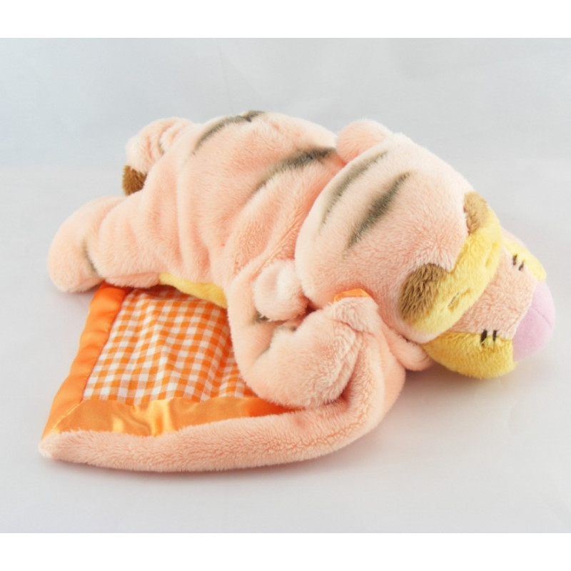 Doudou Tigrou avec mouchoir satin Disney Baby