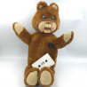 Ancienne peluche ours Gabby les petits malins Année 1985