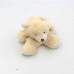 Petit Doudou Ours éponge écru jaune COMPTINE