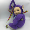 Peluche sac TELETUBBIES violet Tinky Winky TOMY
