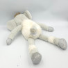 Doudou éléphant gris blanc Petits Twist HISTOIRE D'OURS