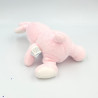 Doudou sonore lapin rose oeuf de Pâques GIPSY