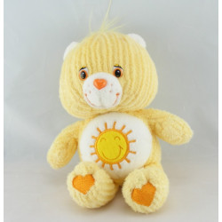 Peluche Bisounours jaune soleil  Grosjojo CARE BEARS 33 cm