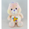 Peluche Bisounours rose Grosfarceur Arc en ciel CARE BEARS
