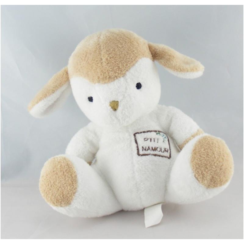 Doudou zébre mauve violet AUCHAN