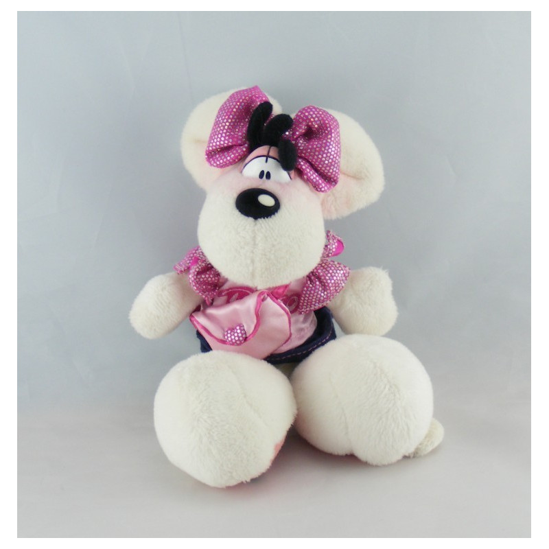 Doudou souris robe rose princesse Diddlina DIDDL