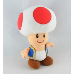 Peluche Champignon Toad Super Mario Bros NINTENDO 