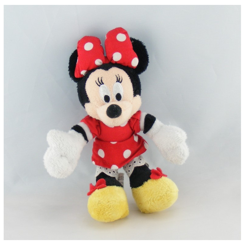 Peluche Minnie robe rouge à pois DISNEY NICOTOY