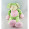 Doudou ours beige blanc fleur CA CREDIT AGRICOLE
