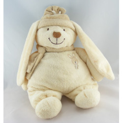 Grand Doudou lapin ecru beige NICOTOY