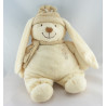 Grand Doudou lapin ecru beige NICOTOY
