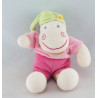 Doudou hippopotame rose Hyppo et Flo NATTOU