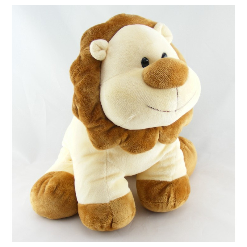 Doudou cheval marron blanc PLAYKIDS