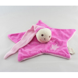 Doudou plat étoile lutin rose Un Rêve de Bébé