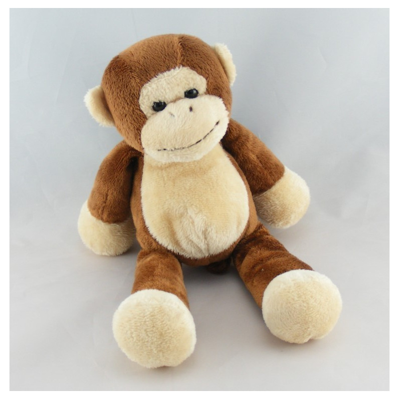 Grand Doudou singe marron NICOTOY