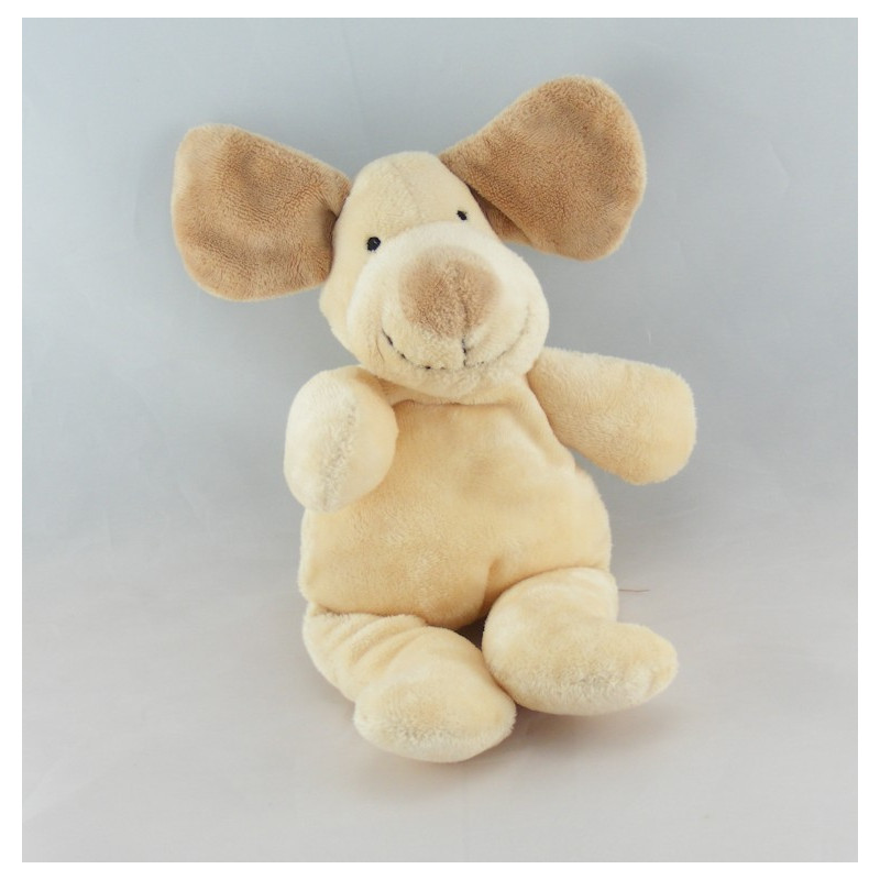 Doudou chien écru beige NICOTOY