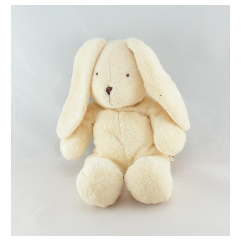Doudou Lapin écru foulard beige NICOTOY