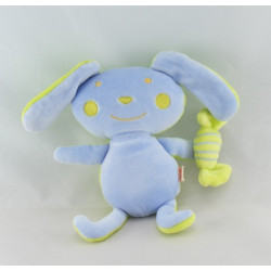 Doudou lapin rouge bleu carotte DPAM