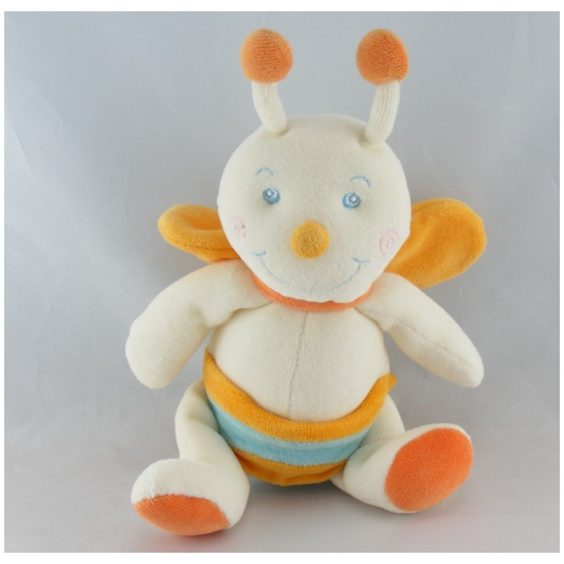 Doudou Papillon vert bleu Tex