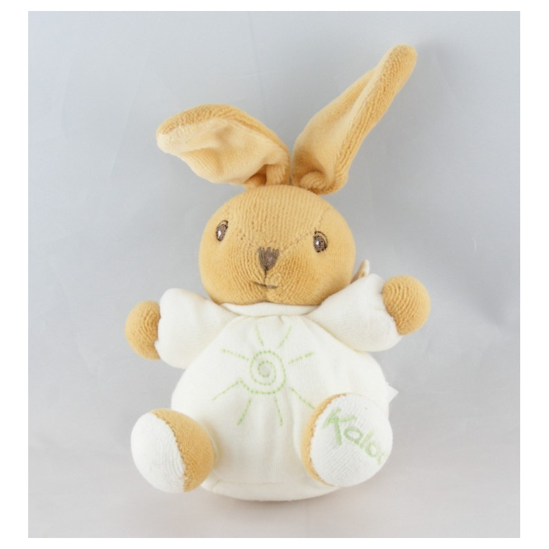 Doudou ours patapouf rose saumon KALOO ECOLOGIQUE