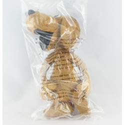 Doudou chien marron lunette CAISSE D'EPARGNE