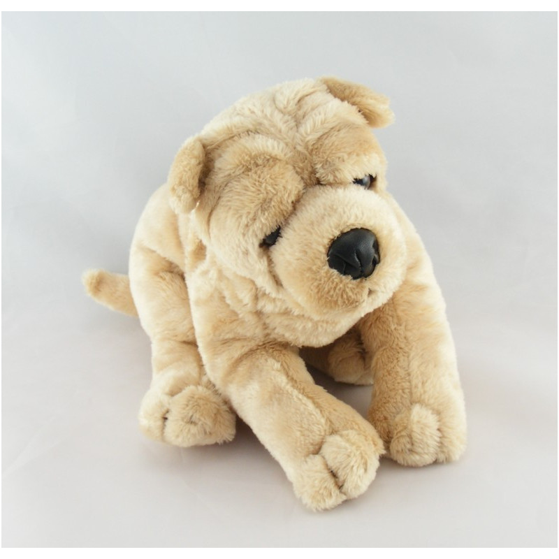 Doudou chien beige marron NICOTOY