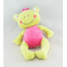 Doudou grenouille verte