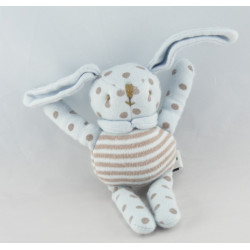 Doudou petit lapin rose à pois VERTBAUDET