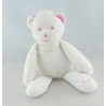 Doudou ours blanc Musti de Mustela