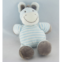 Doudou chat bleu orange VETIR