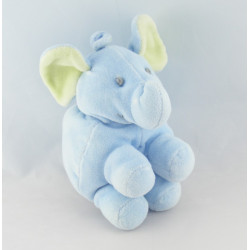 Doudou hochet éléphant bleu JOLLYBABY